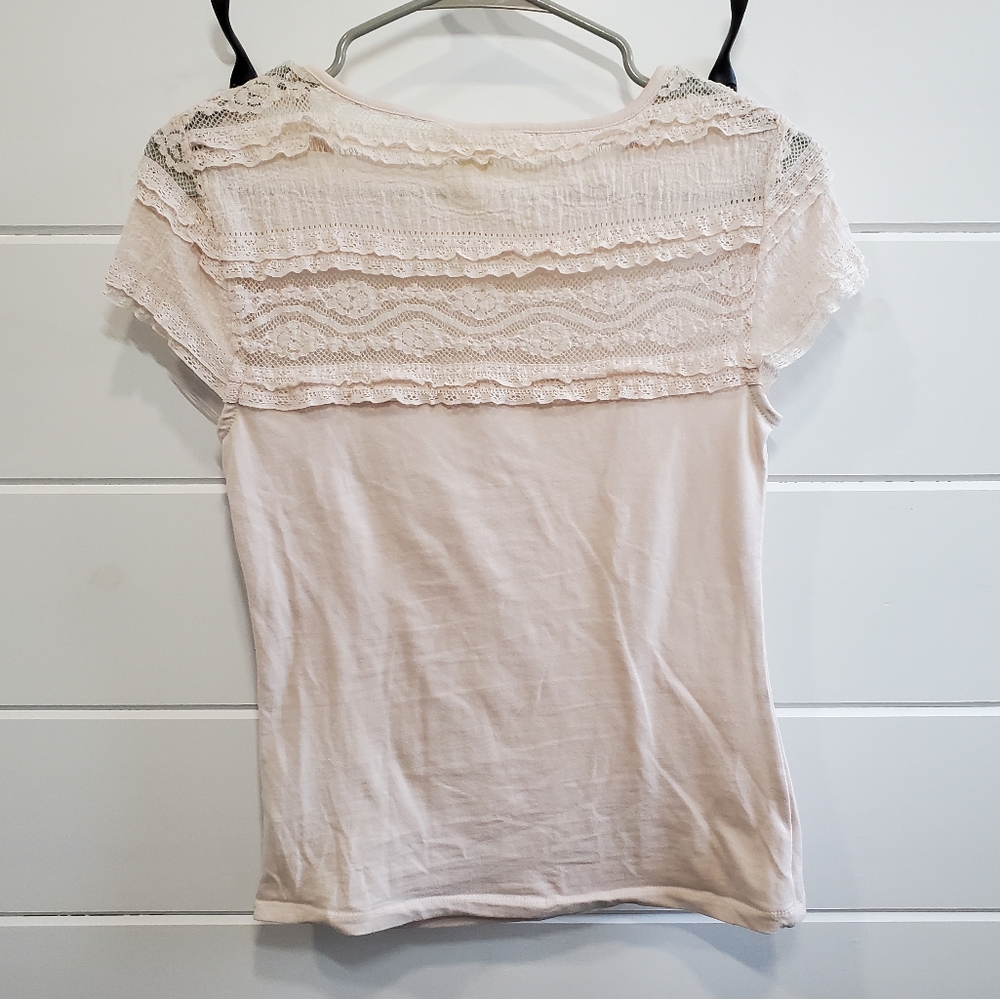H&M | Light Pink Ruffled Top - Picture 4 of 5